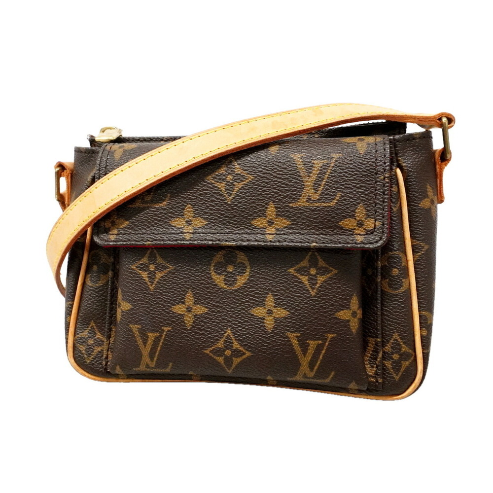 Louis Vuitton Monogram Vivacite PM Shoulder Bag M51165 Brown Women's